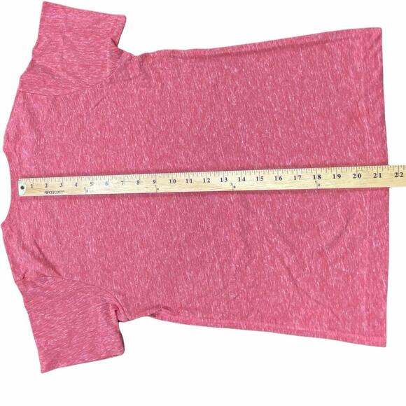 LAT Red Melange Summer Camp Jersey Tee Youth Medium Short Sleeve Crew Neck - Picture 9 of 11